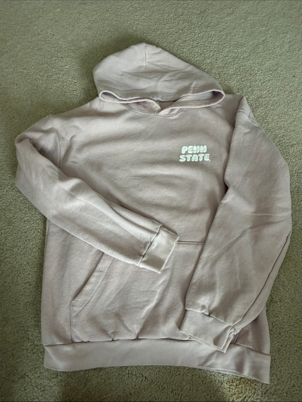 White Fox Inspired Penn State Hoodie - Light Mauve